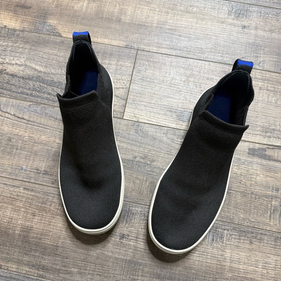 Rothy's Black Slip On Chelsea Boots Women's Size 7.5 - Picture 2 of 11